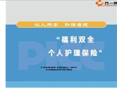 人保健康福利双全个人护理保险介绍宣导30页.ppt