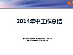2014个险上半年年中工作总结9页.ppt