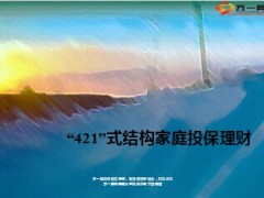 421式结构家庭投保理财攻略8页.ppt