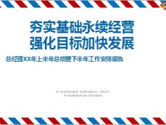 总经理上半年总结暨下半年工作安排报告34页.ppt