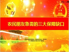 农民朋友急需的三大保障缺口国寿惠民康宁62页.ppt