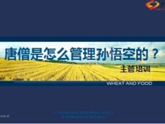 主管培训唐僧是怎么管理孙悟空的9页.ppt