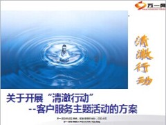 客户服务活动清澈行动内容流程要求36页.ppt