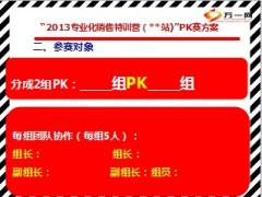 银保专业化销售特训营PK赛方案15页.ppt