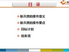 新兵训练营操作分享操作意义要点目标计划44页.ppt
