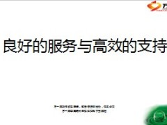 公司对营销团队良好的服务支持15页.ppt