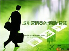 简版成功营销员四动主动行动生动感动8页.ppt