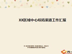 区域中心综拓渠道工作汇报31页.ppt