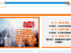 理赔案例千元保费践行百万承诺11页.ppt