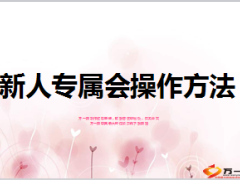 新人专属会操作方法27页.ppt