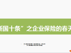 新国十条发布系列专题二企业保险的春天11页.ppt