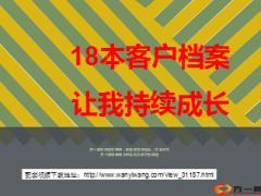 18本客户档案让我持续成长上海夏根娣20页.ppt