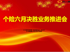 个险月度决胜业务推进会KPI分析44页.ppt