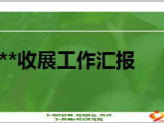 收展汇报总结业绩不足下阶段规划举措6页.ppt