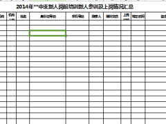 培训班助教常用表格.xls