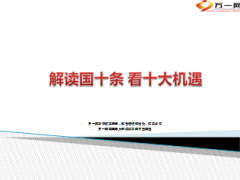 解读国十条看十大机遇19页.ppt