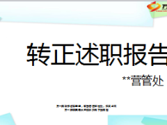 营管处运营服务专员转正述职报告8页.ppt