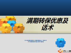 满期转保优惠条件话术演练22页.ppt