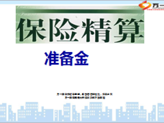 保险精算准备金74页.ppt