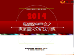 高额保单开拓家庭需求分析法15页.ppt