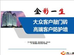 新华金彩一生大众客户敲门砖高端客户防护墙23页.ppt