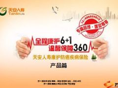 天安人寿康护防癌疾病保险产品篇23页.ppt