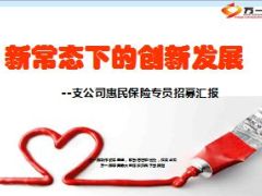 支公司惠民保险专员招募汇报38页.ppt