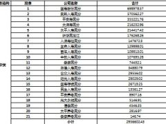 2014年前9月辽宁吉林黑龙江人寿保险保费排名榜.xls