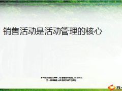 销售活动是活动管理的核心82页.ppt