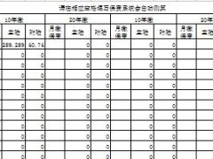 国寿康宁定期重疾2013版B款自动计划书含保费自动计算表.xls