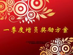 一季度开门红收费员增员奖励方案6页.ppt