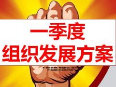 2015年一季度开门红增员组织发展方案14页.ppt