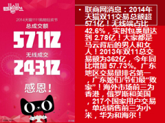 2014年双十一天猫数据汇总作为与客户谈资17页.ppt