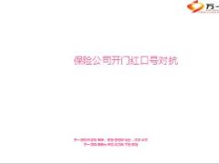 保险公司开门红口号对抗48页.ppt