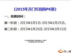 2015年银保开门红机构PK赛方案8页.ppt
