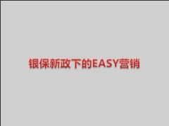 2014年银保新政下的easy营销18页.ppt