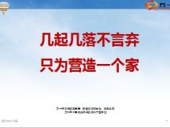 团队分享几起几落不言弃只为营造一个家28页.ppt