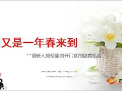 谈新人如何面对2015开门红的创富机遇28页.ppt