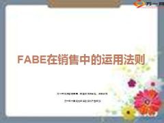 FABE在销售中的运用法则24页.ppt