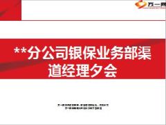 银保业务部渠道经理夕会流程16页.ppt