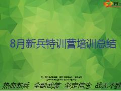 月度新兵特训营培训总结21页.ppt