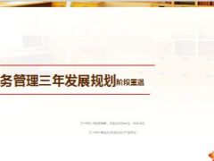 业务管理三年发展规划阶段重温33页.ppt