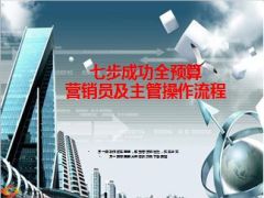 七步成功全预算营销员及主管操作流程43页.ppt