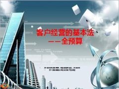 全预算客户经营的基本法40页.ppt