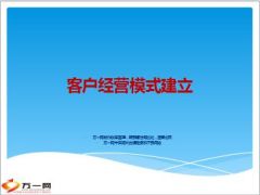 团险客户经营模式建立12页.ppt