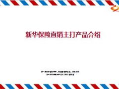 新华保险直销主打产品介绍43页.ppt
