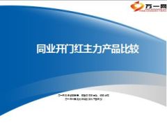 2015各保险公司开门红主力产品比较新华版7页.ppt