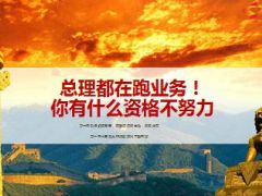 总理都在跑业务你有什么资格不努力9页.ppt