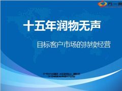 分享十五年润物无声目标市场的持续经营18页.ppt