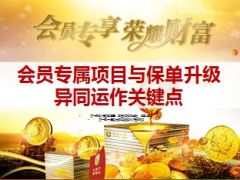 2015会员专属项目与保单升级异同运作关键点28页.ppt